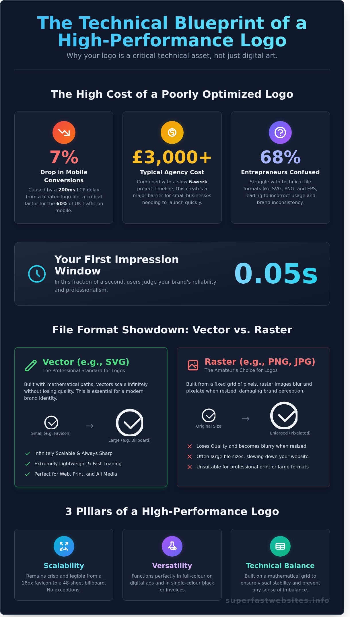 Logo Design for Small Businesses: Building a High-Performance Brand in 2026 - Infographic