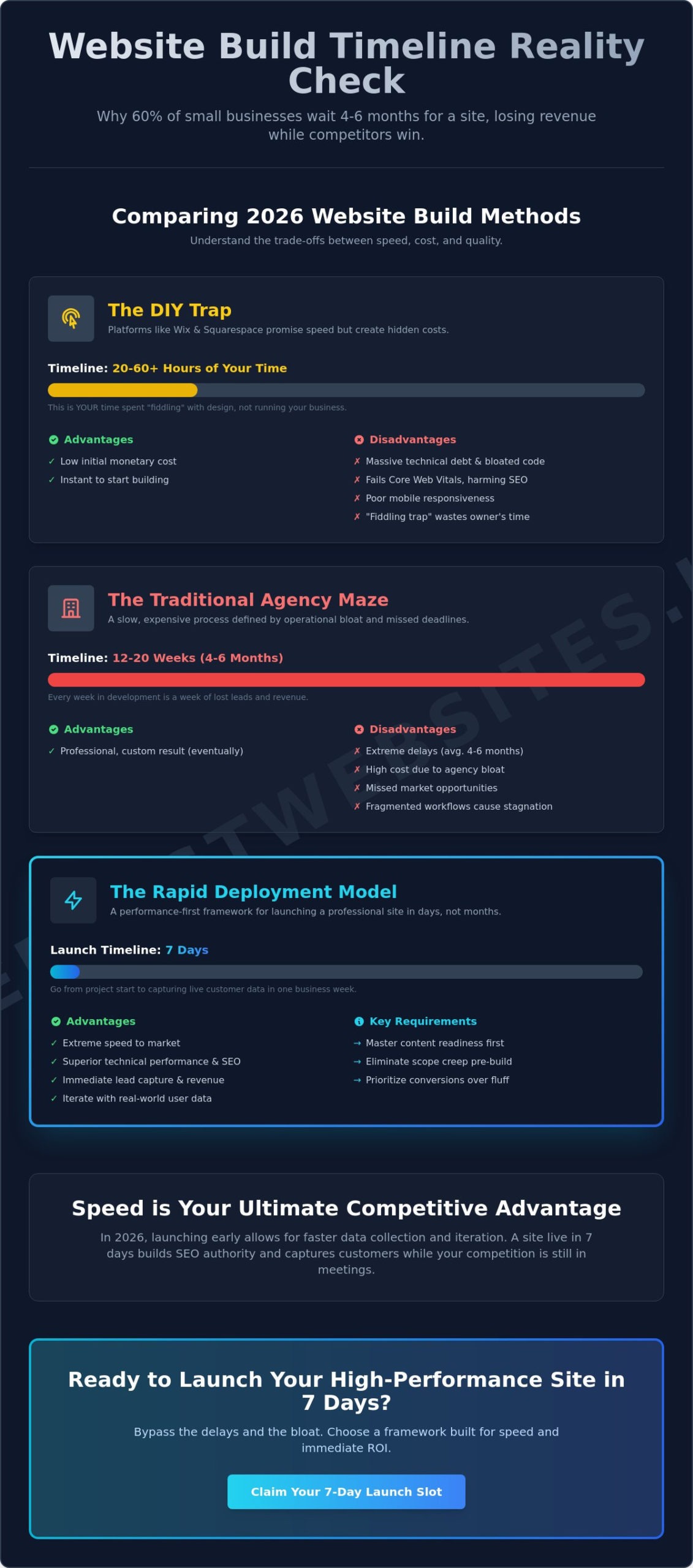 How Long Does It Take to Build a Small Business Website in 2026?